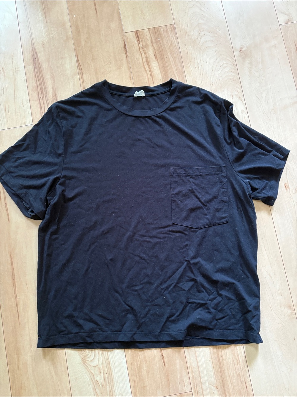 Wilfred Free Black Pocket Crewneck T-Shirt